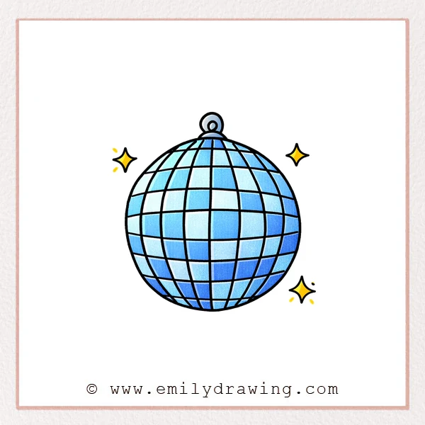 Preview of Disco Ball drawing